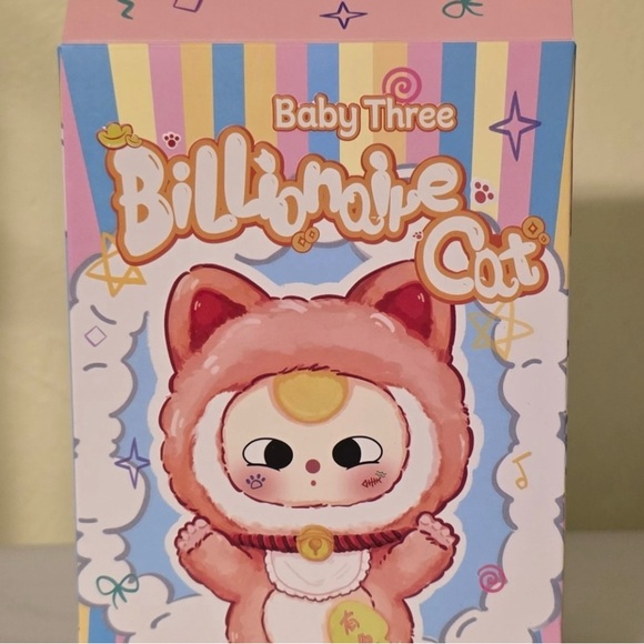 NIB Rare SECRET Baby
Three Billionaire Cat - Boba
Eyes, Rare Tongue Out - Picture 2 of 5